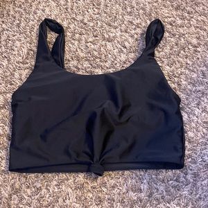 Black swimsuit top